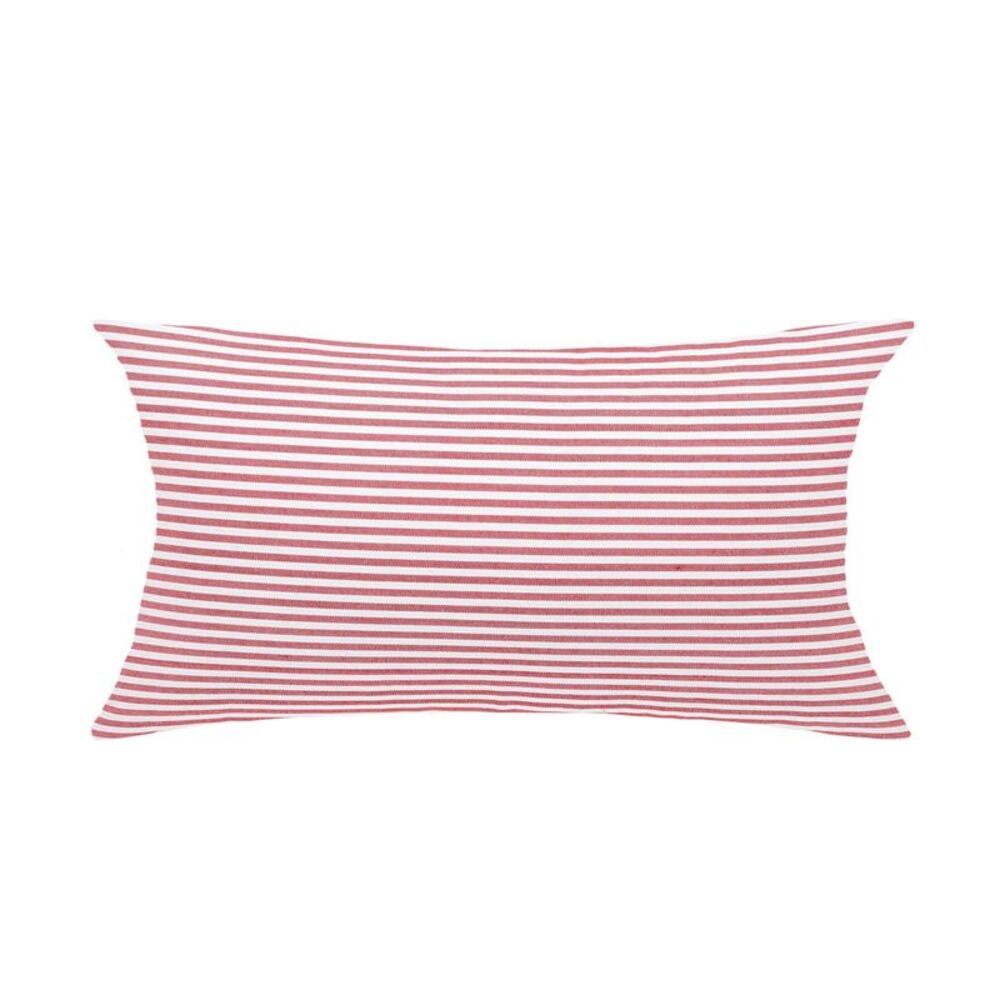 Woven Striped Throw Pillow Covers Square Farmhouse Cushion Covers 12" x 20"